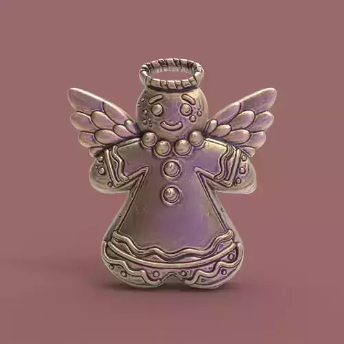 christmastree angle decor 3D print model