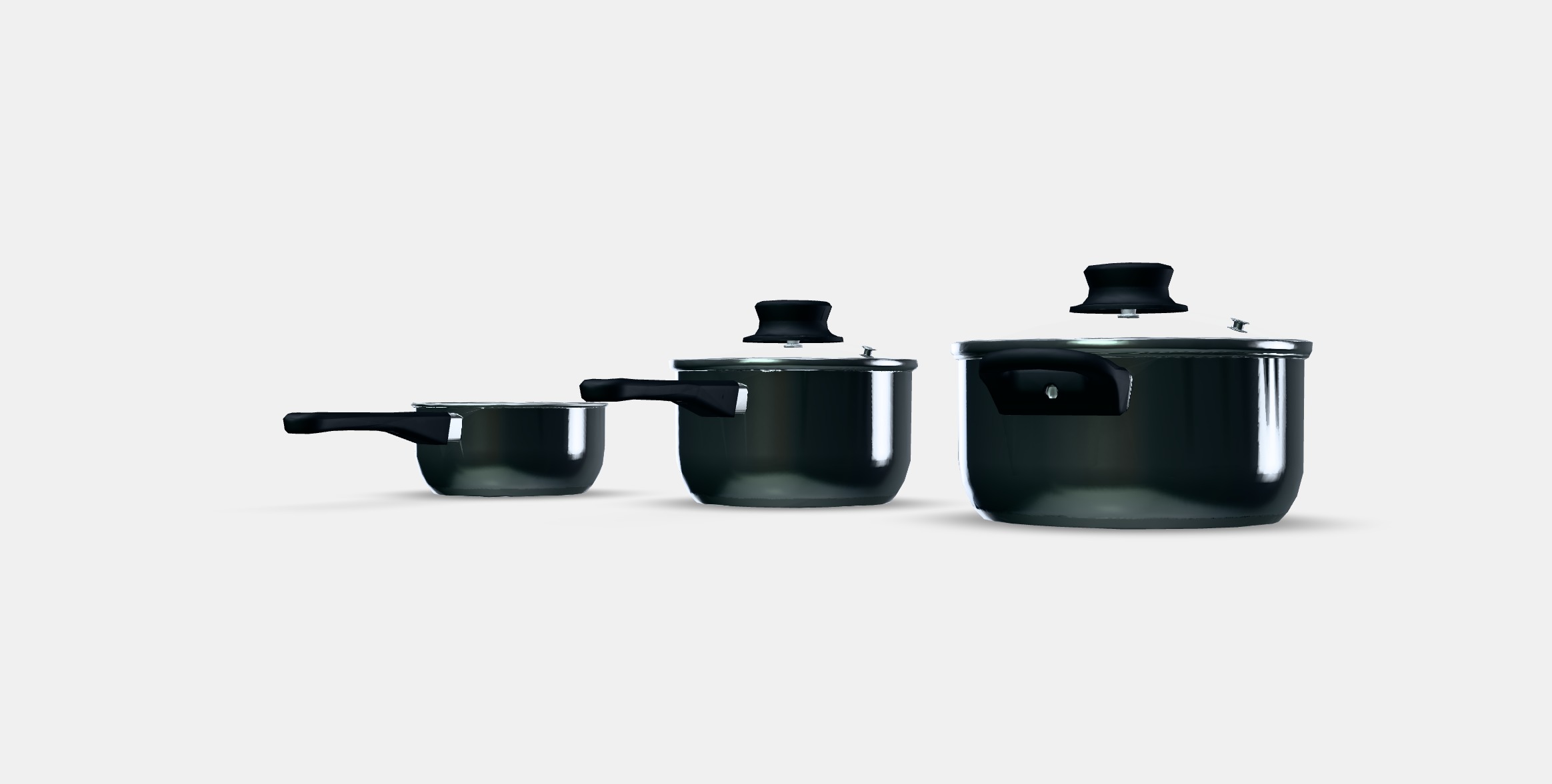 ANNONS 5-piece cookware set 1 Low-poly 3D model_13