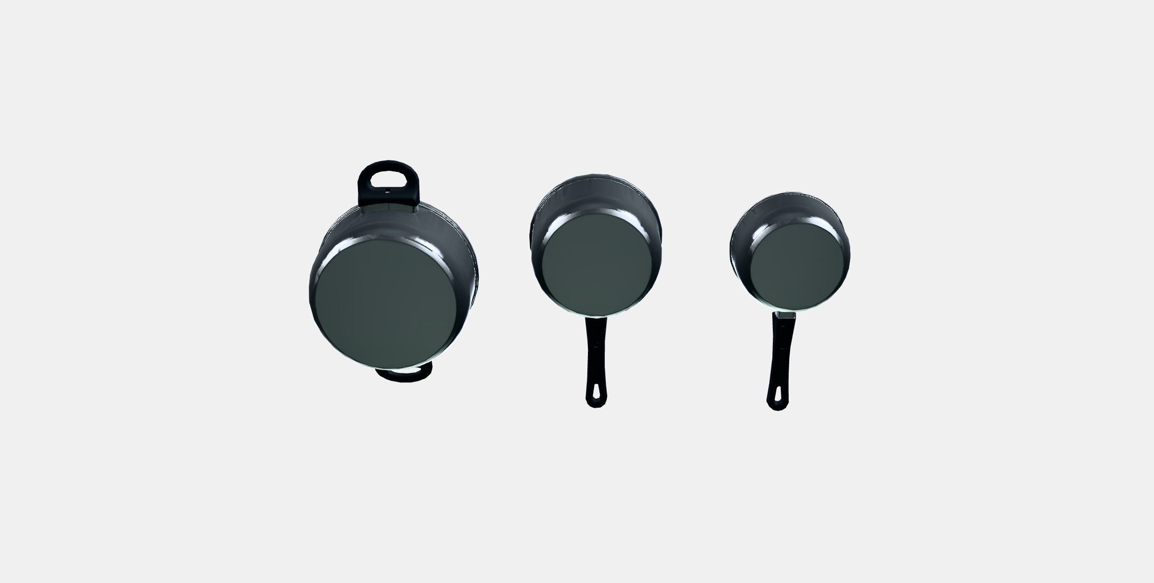 ANNONS 5-piece cookware set 1 Low-poly 3D model_7
