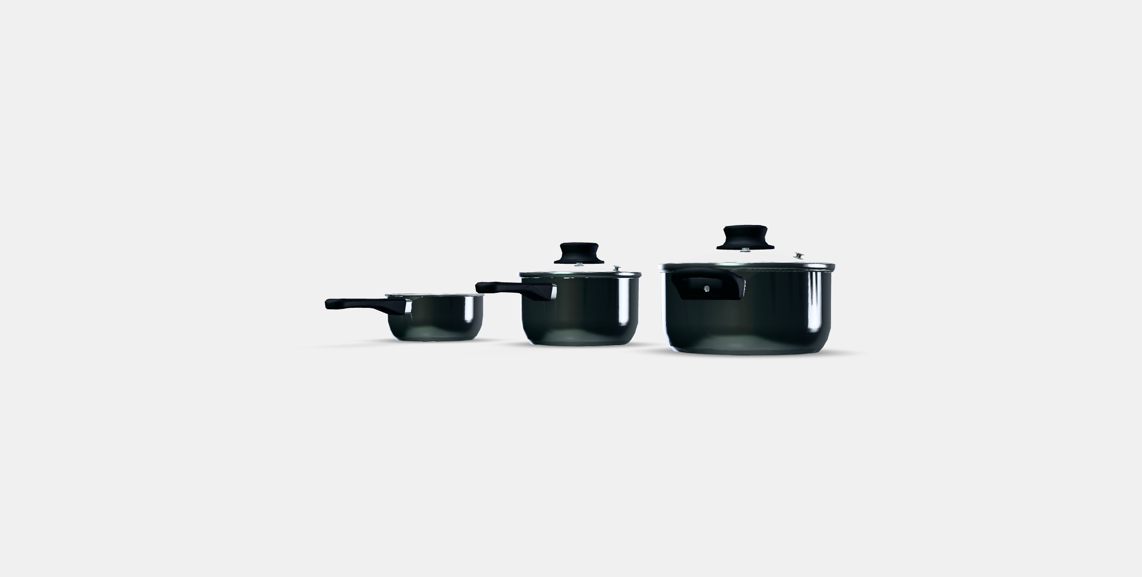 ANNONS 5-piece cookware set 1 Low-poly 3D model_12