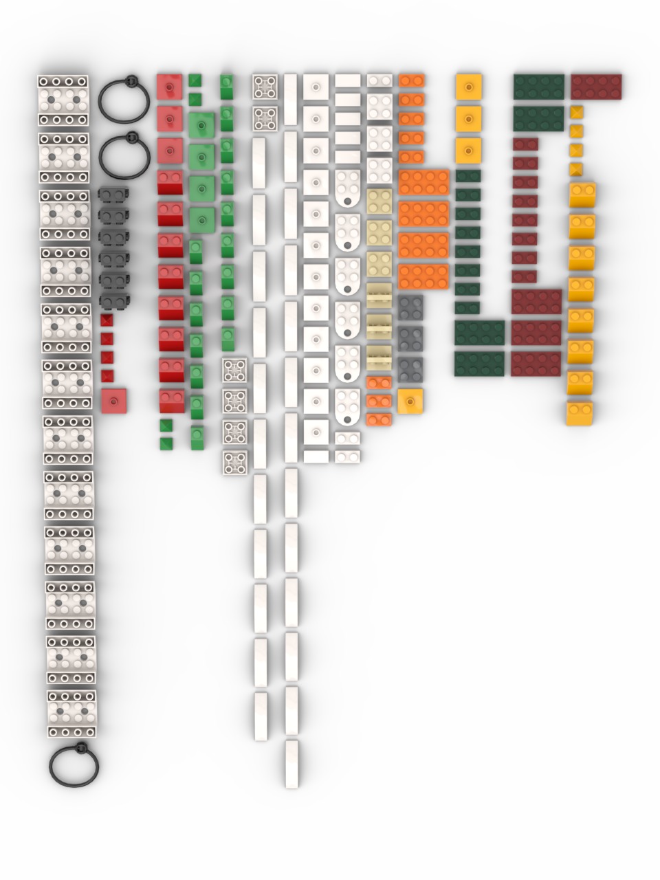 PixelBricks3D - Lego Christmas Decor Set 3D print model_1