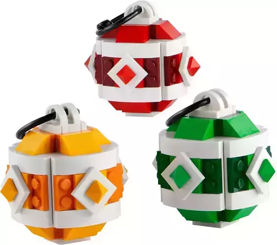 PixelBricks3D - Lego Christmas Decor Set 3D print model