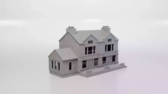 Model Railway - HO Scale - Brick Roadside Pub - 4 Variations