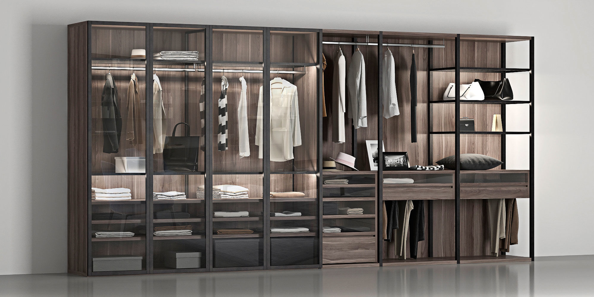 Wardrobe 3D model_7