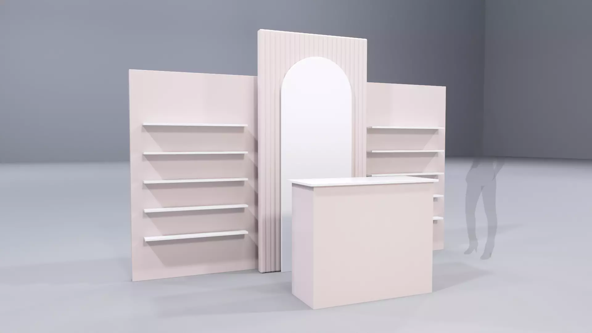 Pop Up Stand 4 3D model