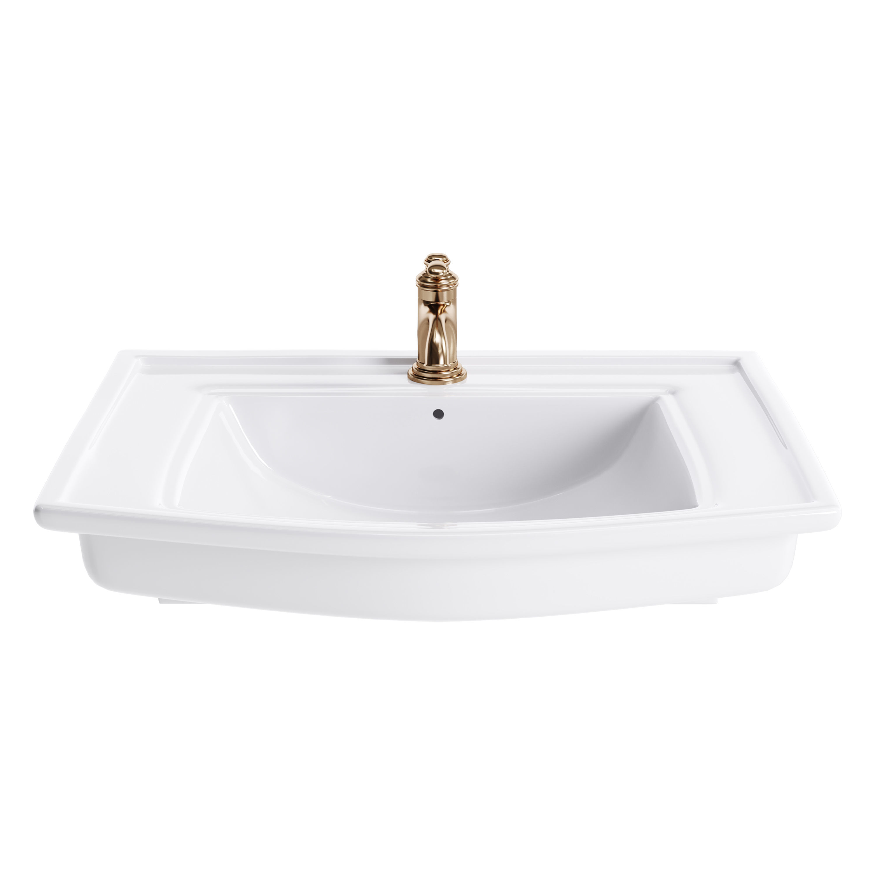 Florence Wall Mount Bathroom Vessel Sink 3D model_1