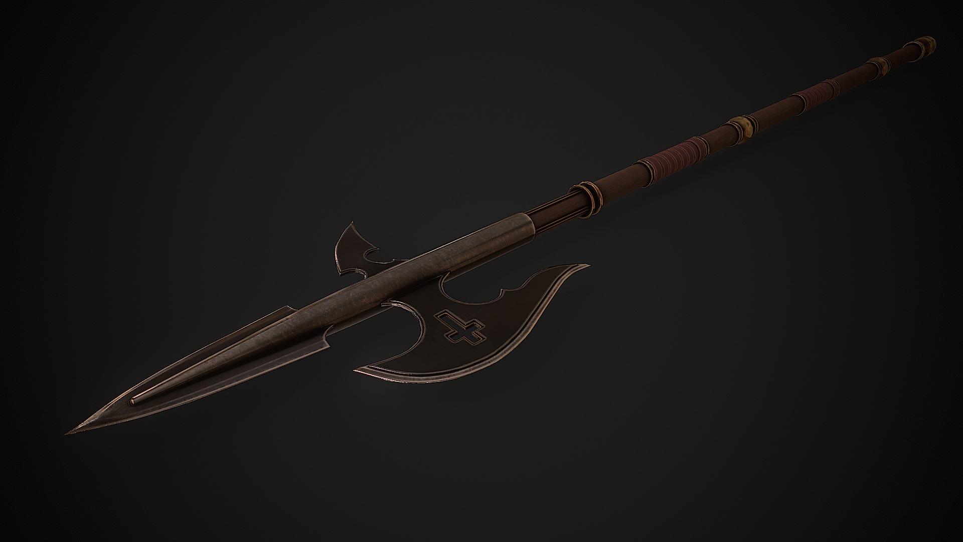 Variabilis - Inquisitor Halberd Low-poly 3D model_2