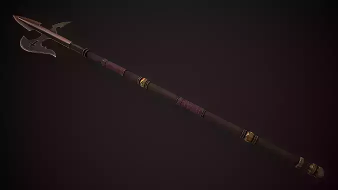 Variabilis - Inquisitor Halberd Low-poly 3D model