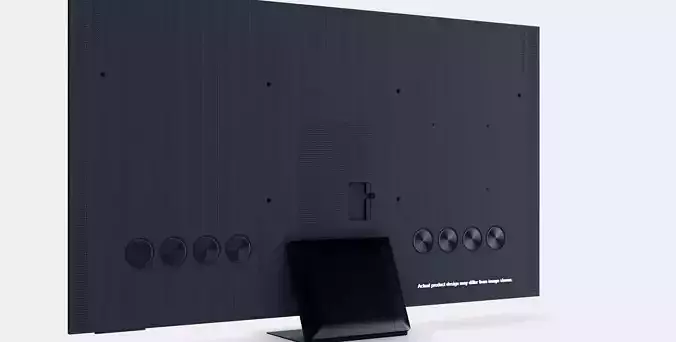 75 Samsung QE75QN900C Low-poly 3D model