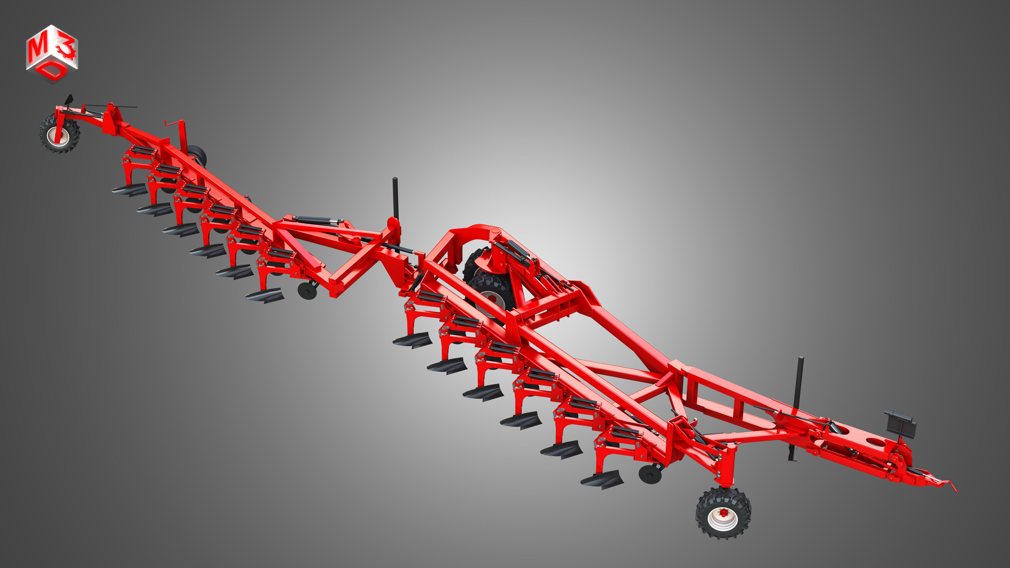 Salford 8312 Plow 3D model_14