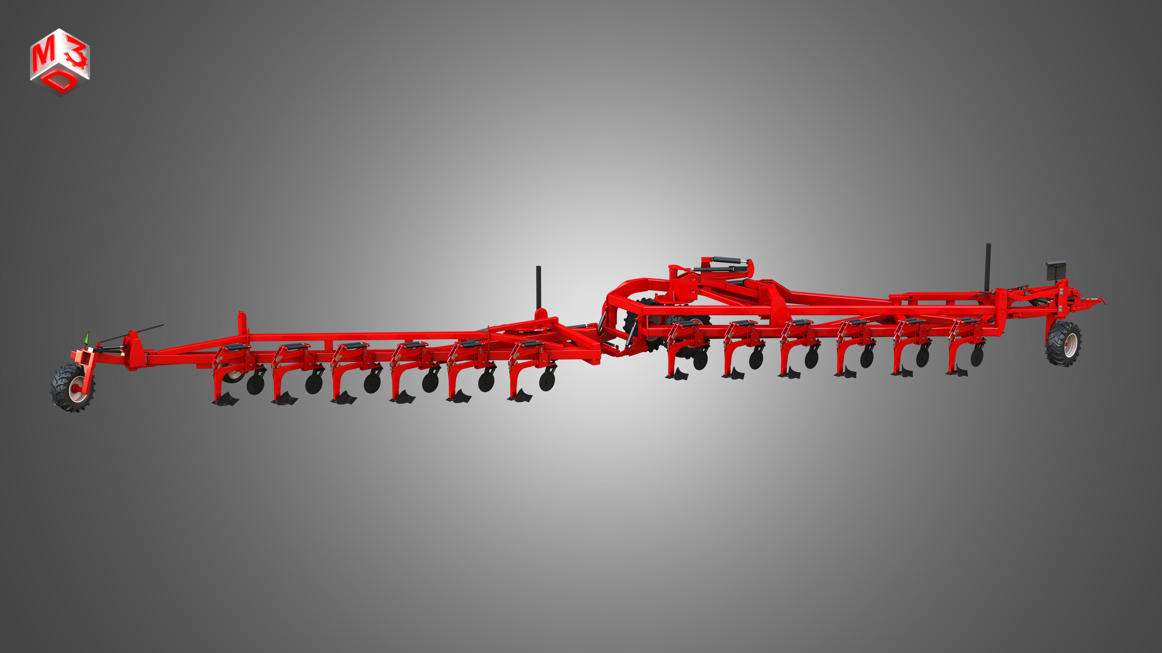 Salford 8312 Plow 3D model_11