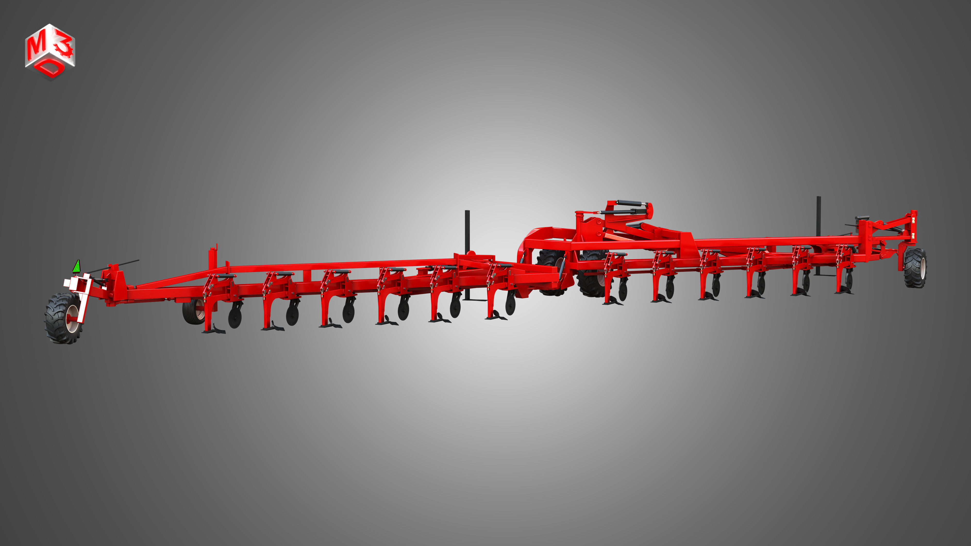Salford 8312 Plow 3D model_1