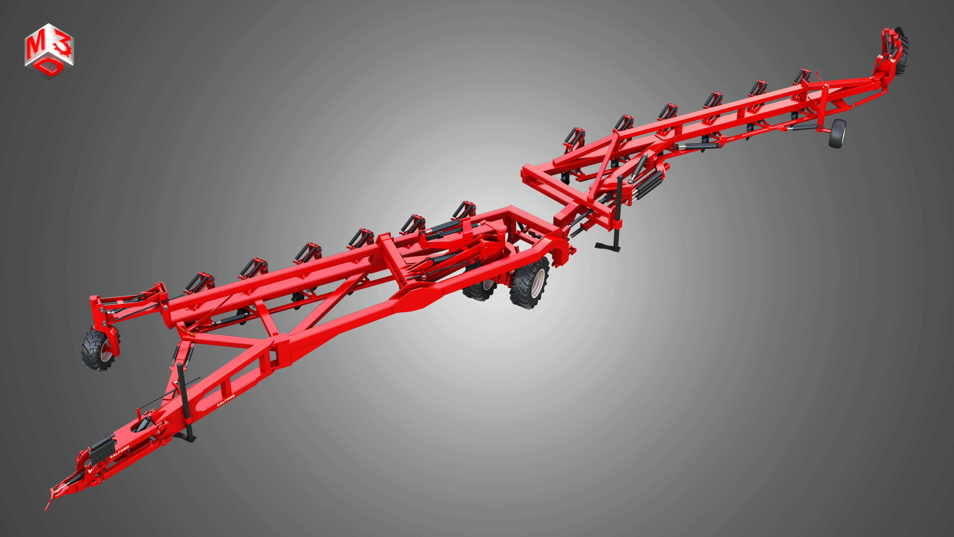Salford 8312 Plow 3D model_12