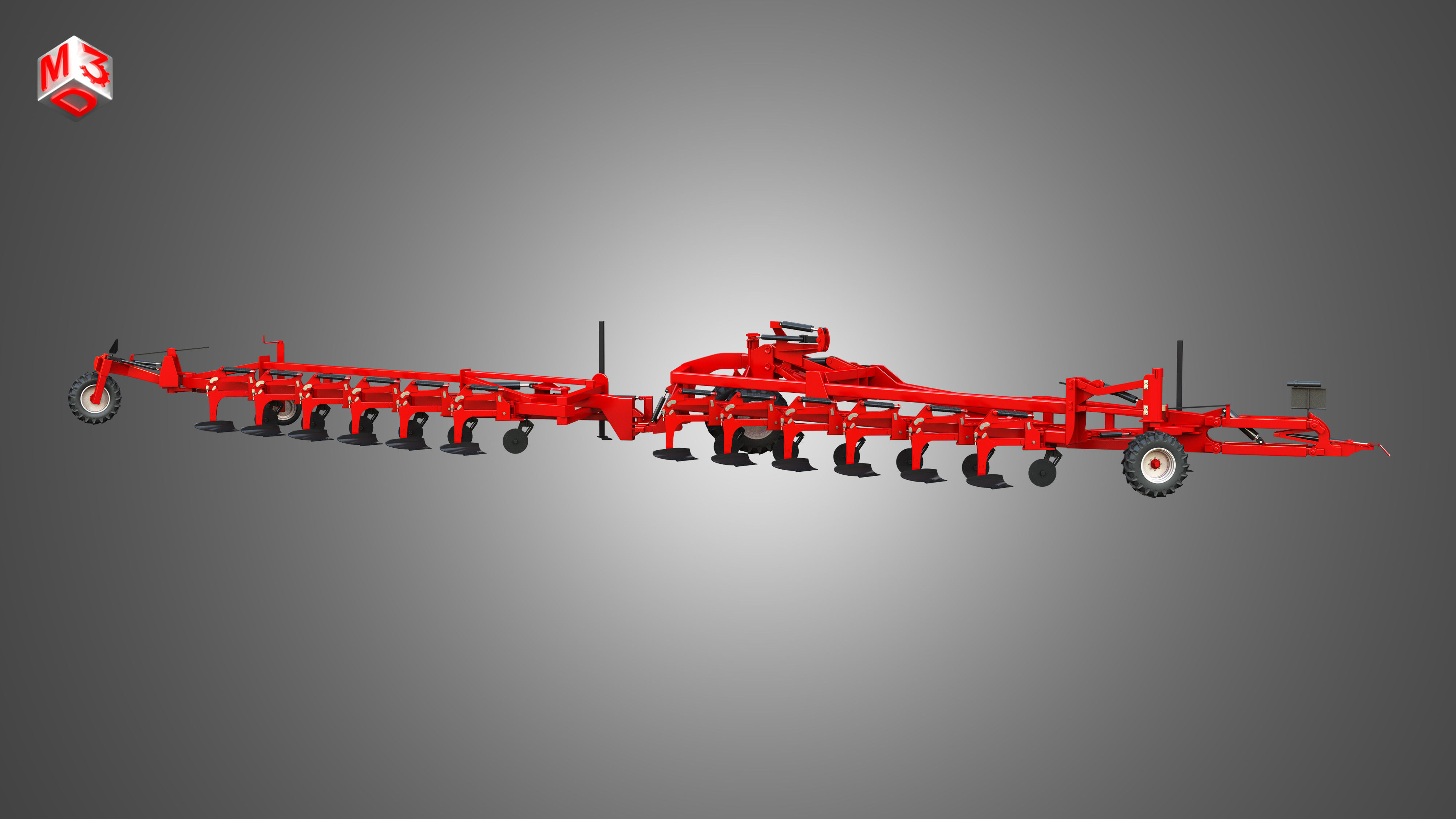Salford 8312 Plow 3D model_2