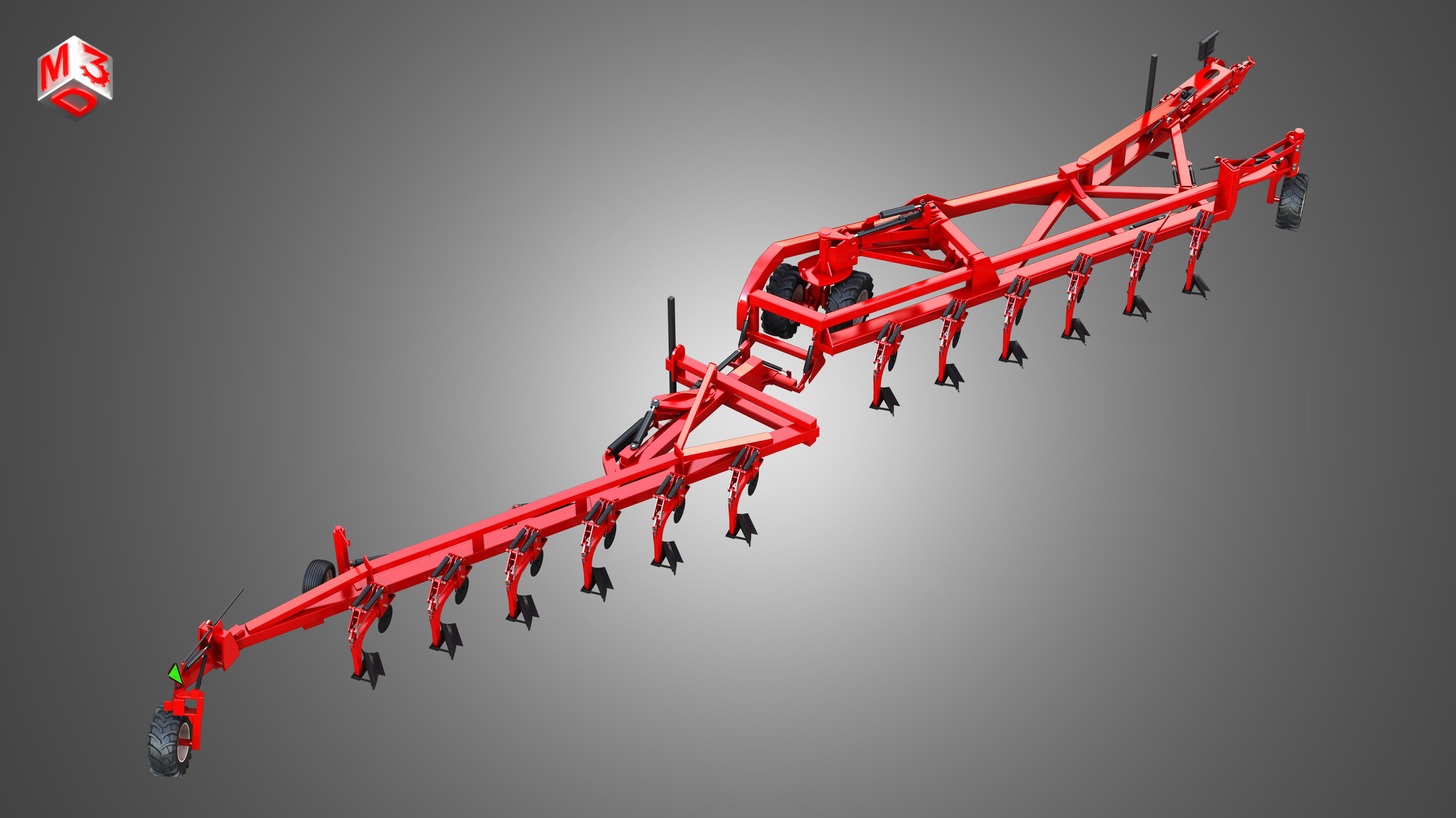 Salford 8312 Plow 3D model_13