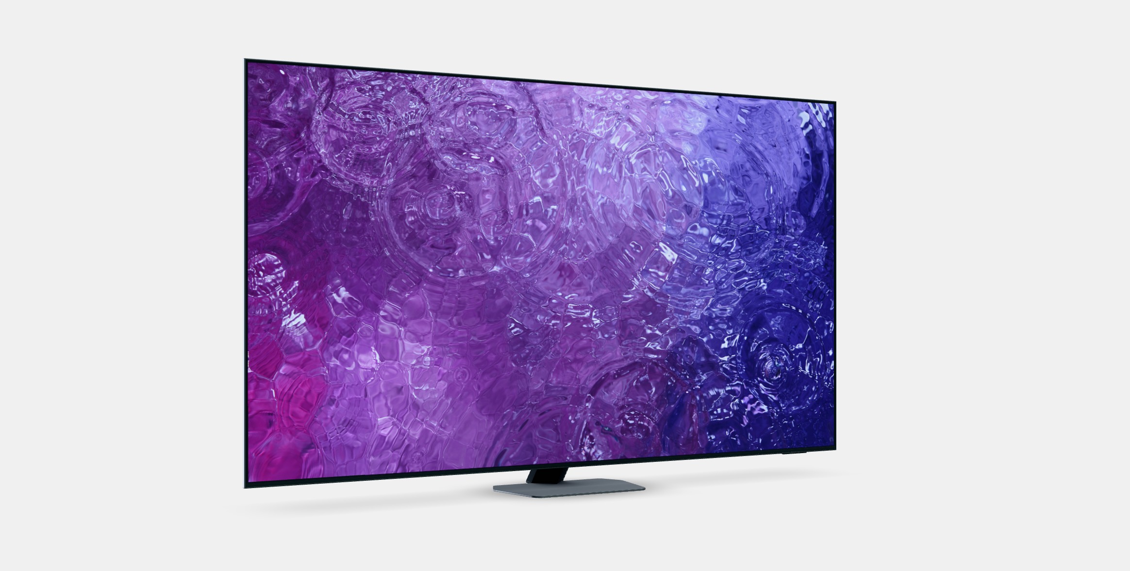 85 Samsung QE85QN90C Low-poly 3D model_8