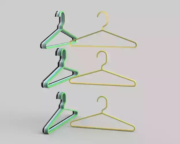 Plastic hangers 3 models