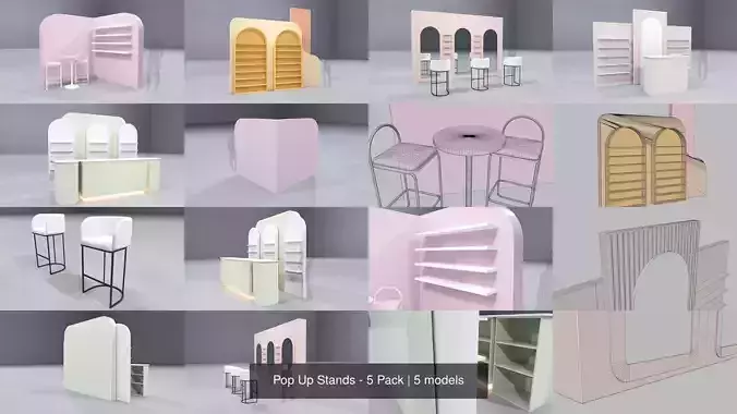 Pop Up Stands - 5 Pack