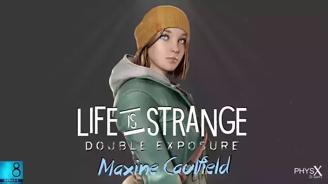 Life Is Strange Double Exposure - Maxine Caulfield G8F Low-poly 3D model