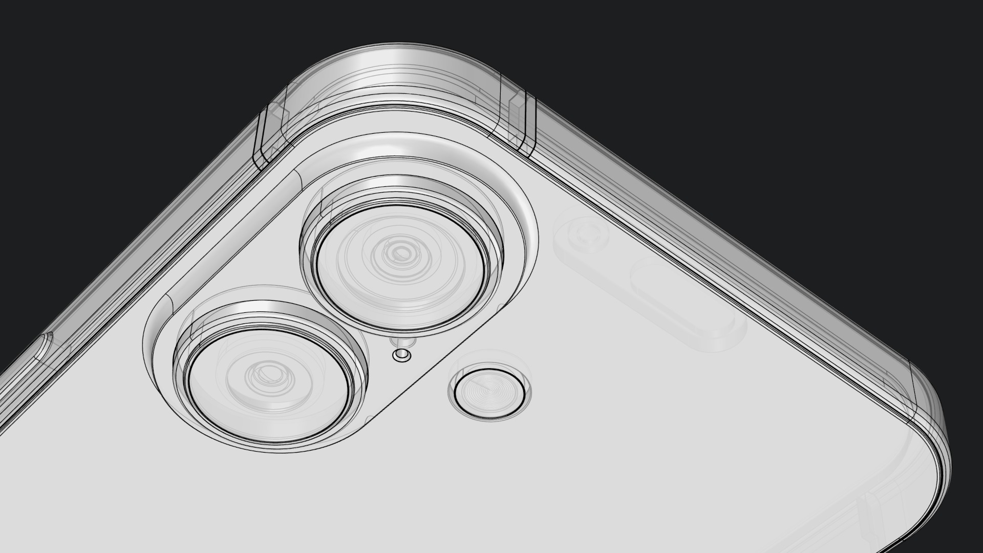 Apple iPhone 16 Ultramarine 3D model_14