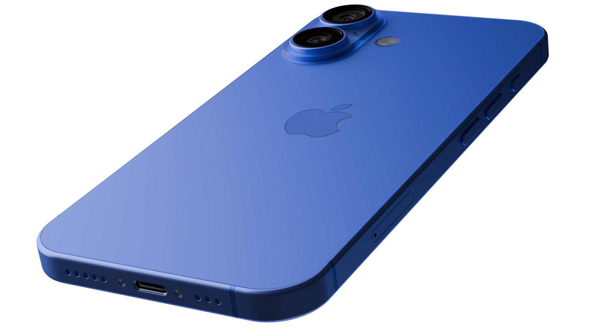Apple iPhone 16 Ultramarine 3D model_9