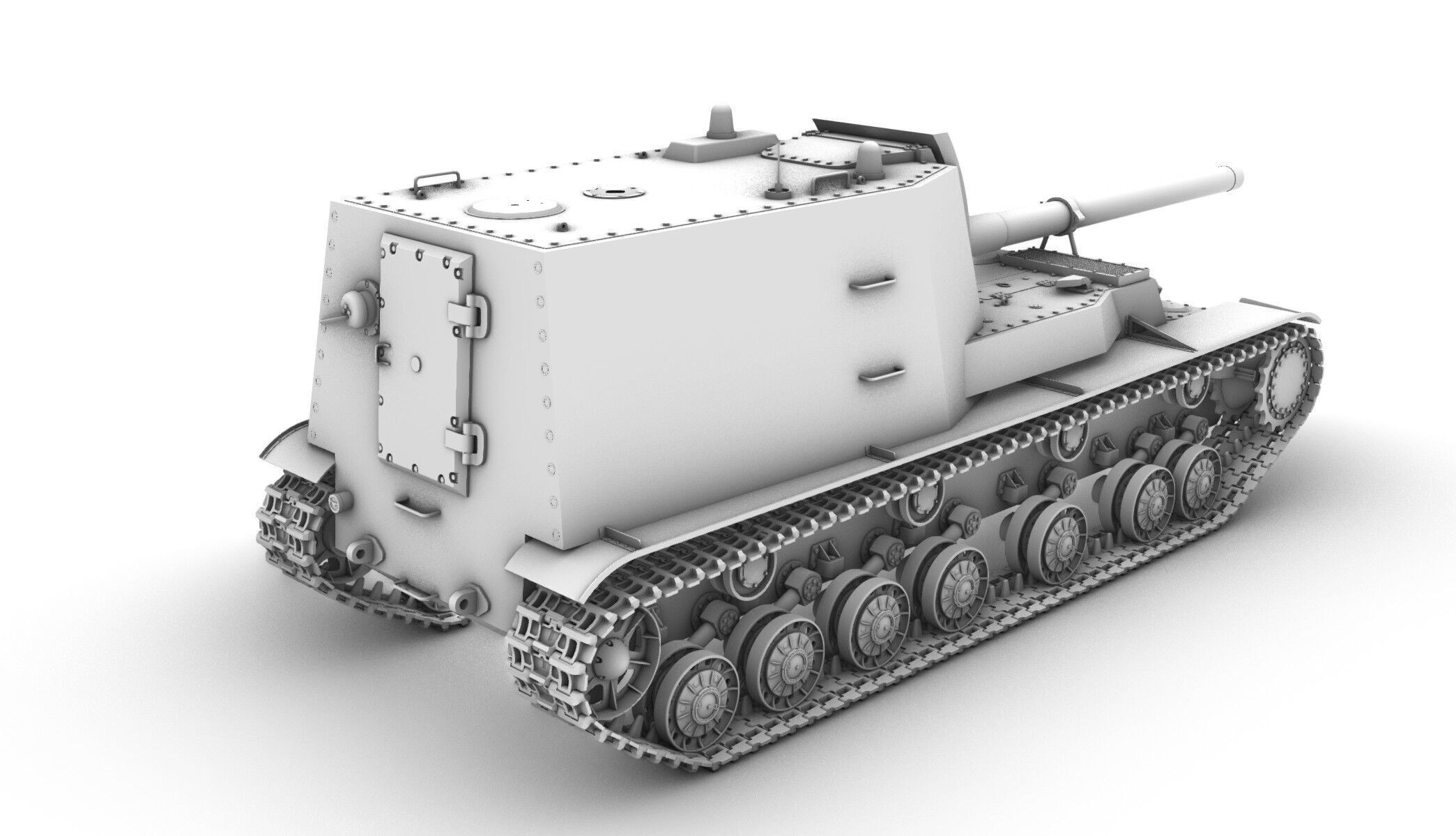 Object 212 SPG 3D model_2