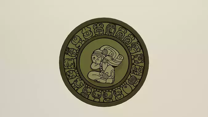 Mayan Calendar 3D model