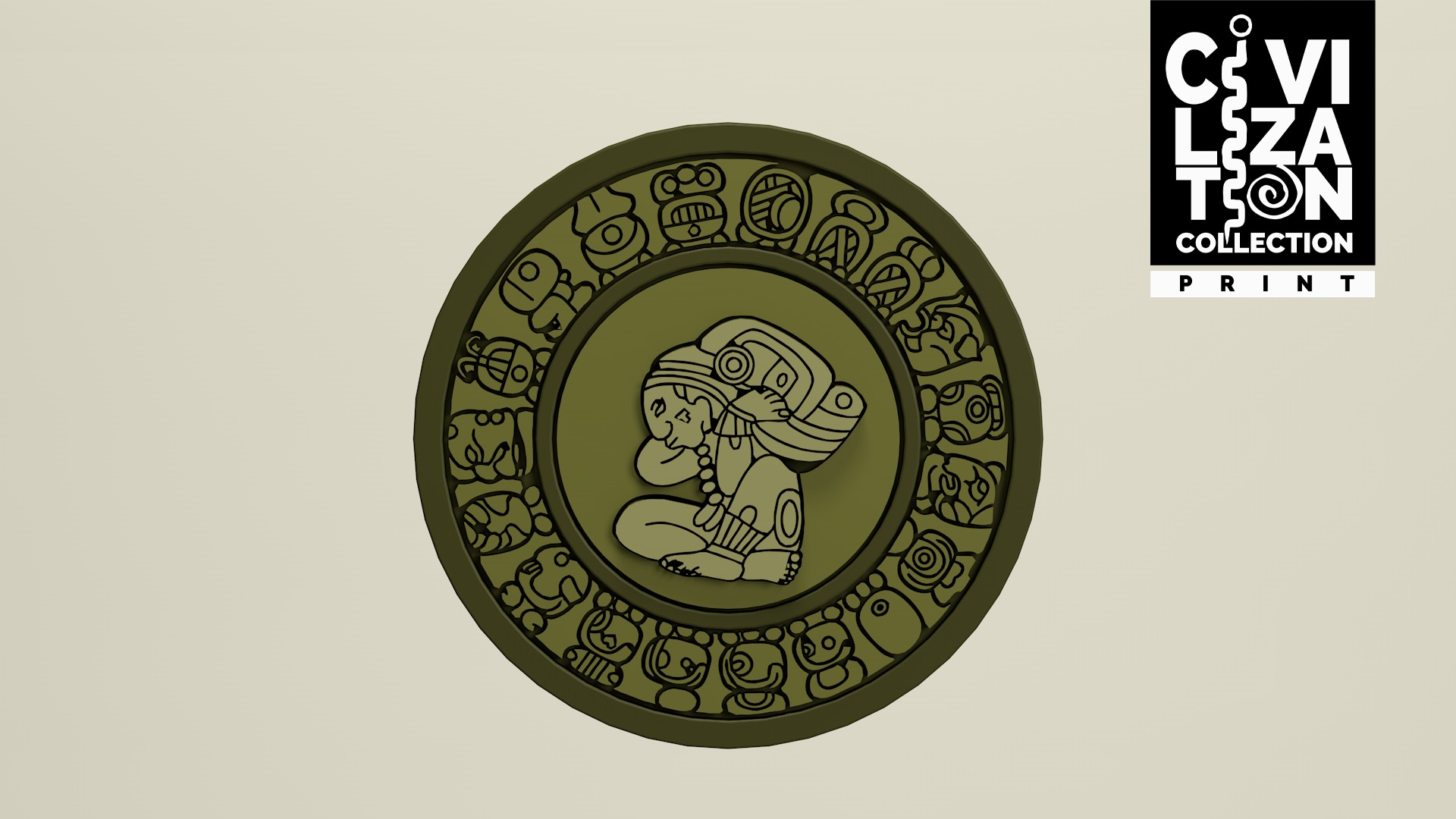Mayan Calendar 3D model_3