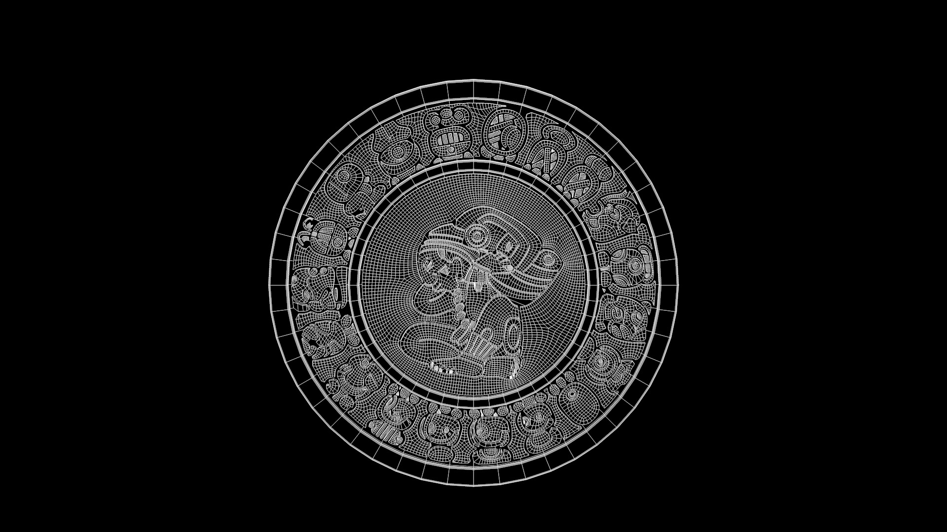 Mayan Calendar 3D model_4