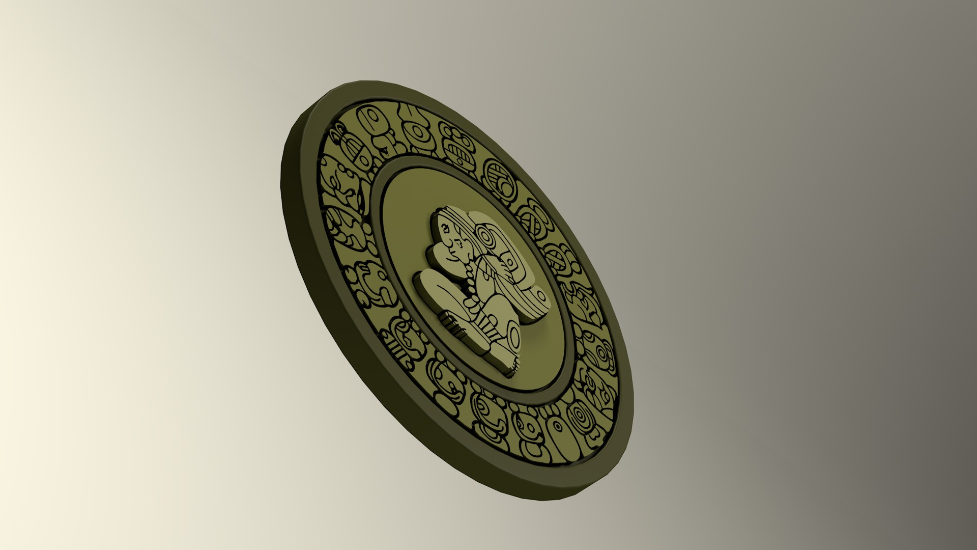 Mayan Calendar 3D model_6