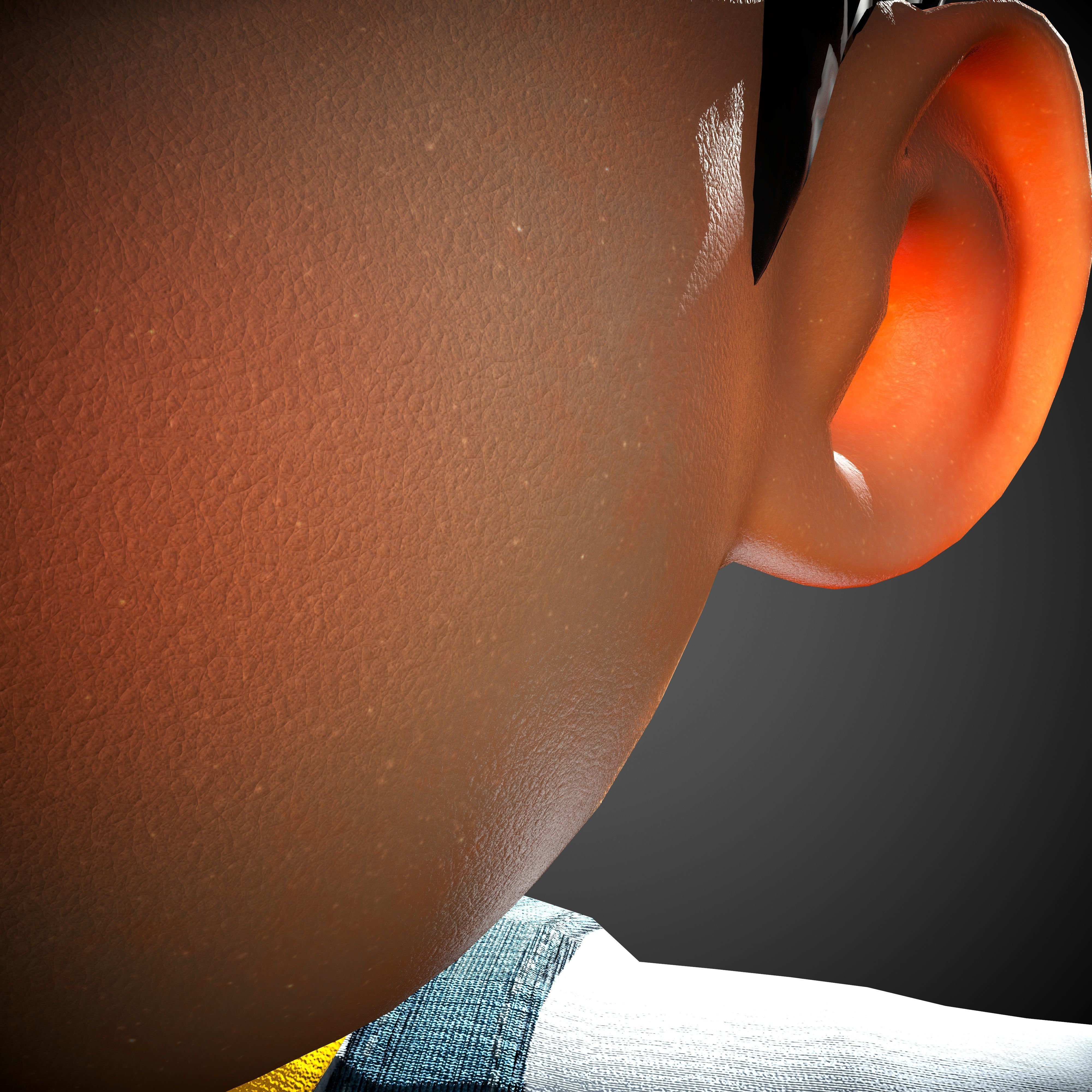 Cartoon Boy Low-poly 3D model_8