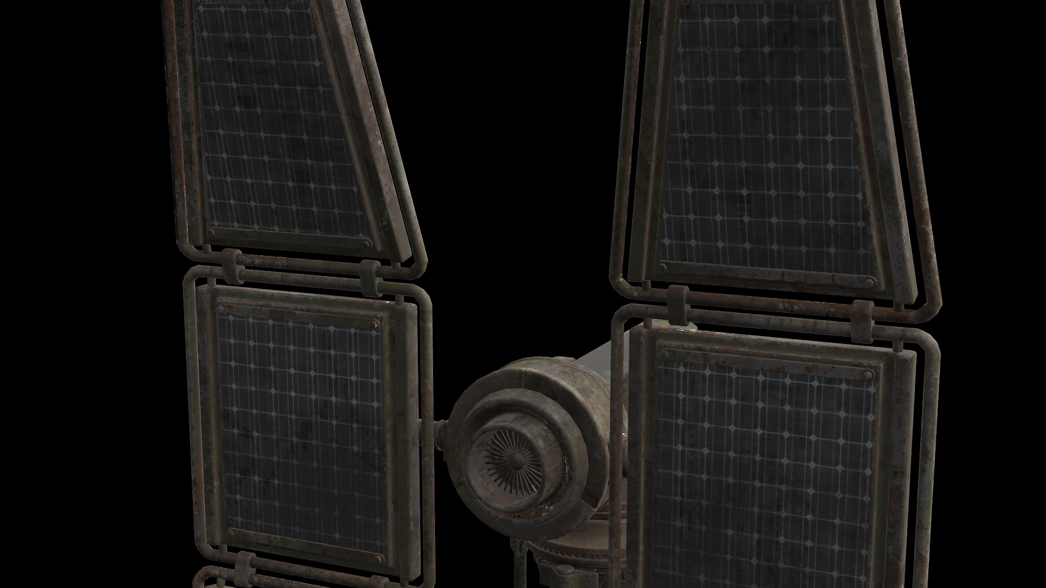 large solar panel 01 3D model_4