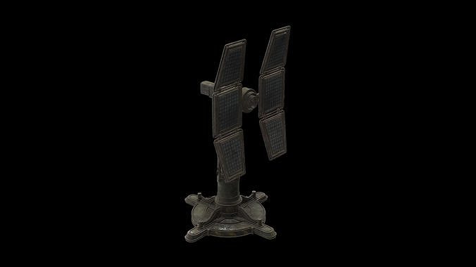 large solar panel 01 3D model