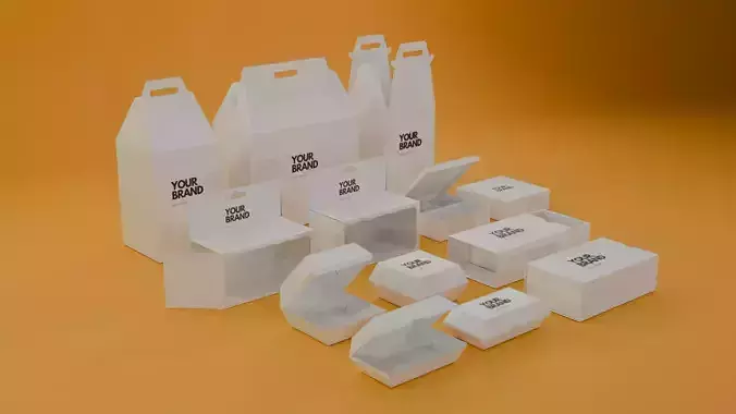 Packaging Box Mockup Collection