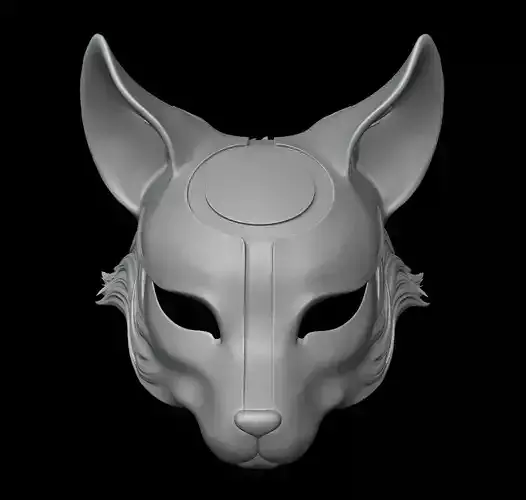 Kitsune Fox Mask 3D print model