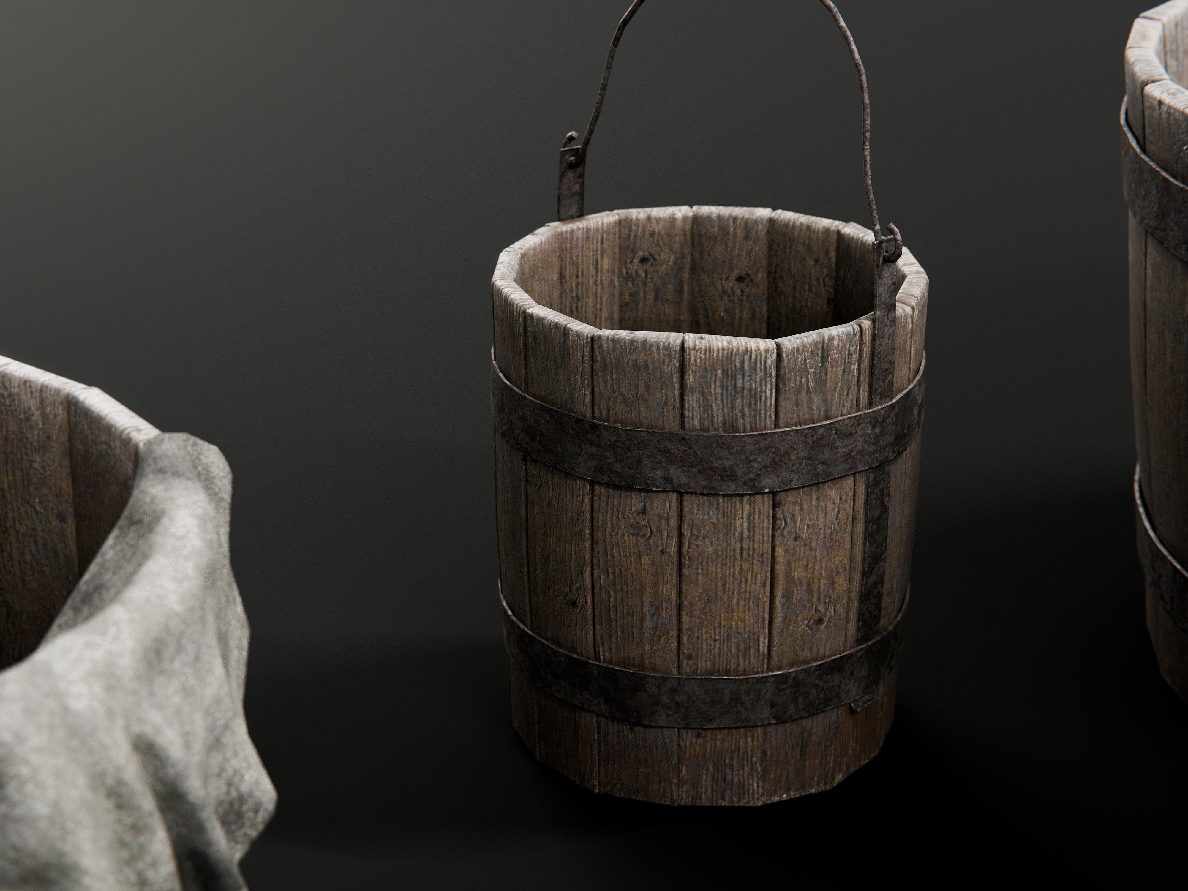 buckets and tubs 3D model_11