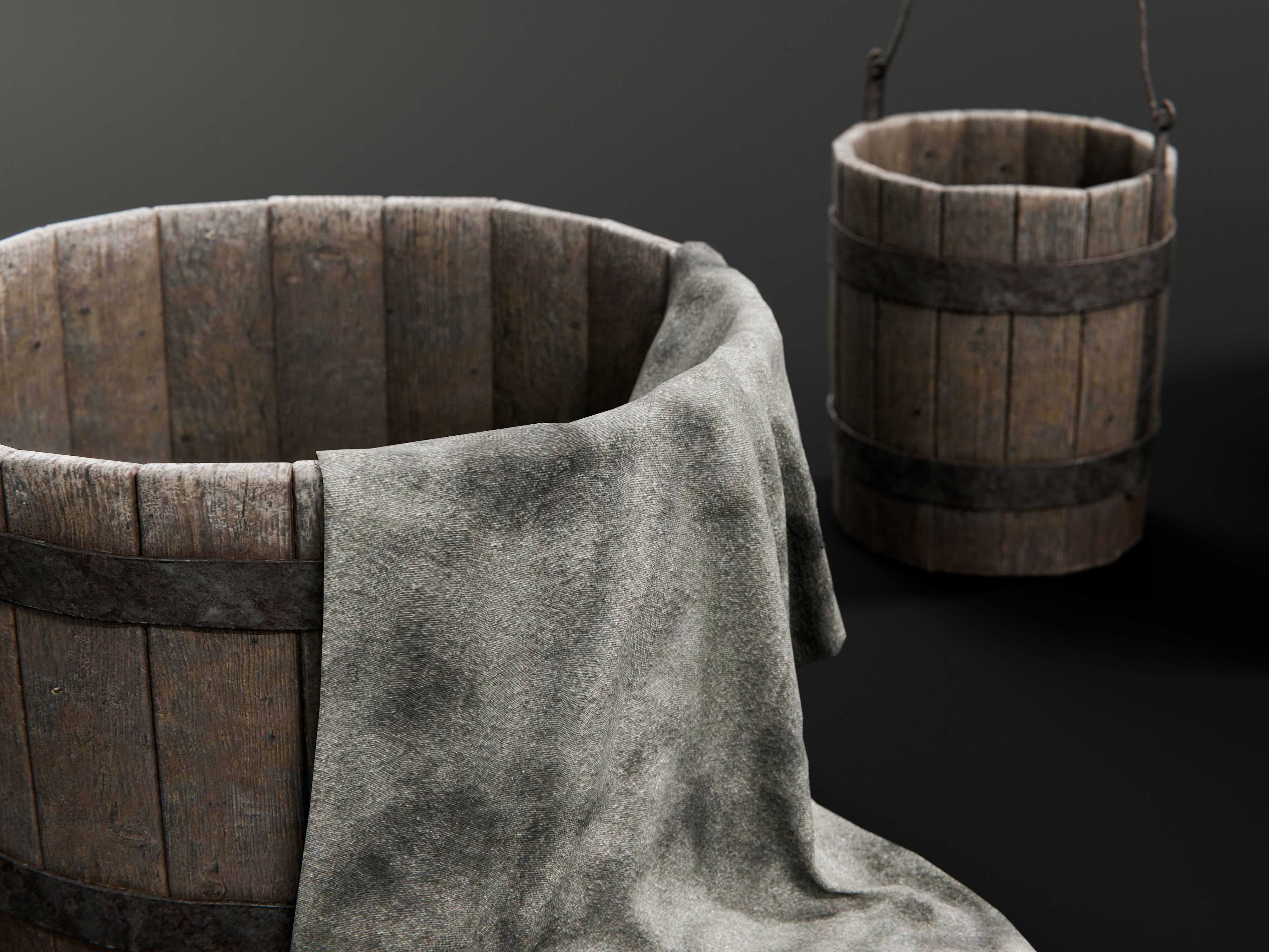 buckets and tubs 3D model_10