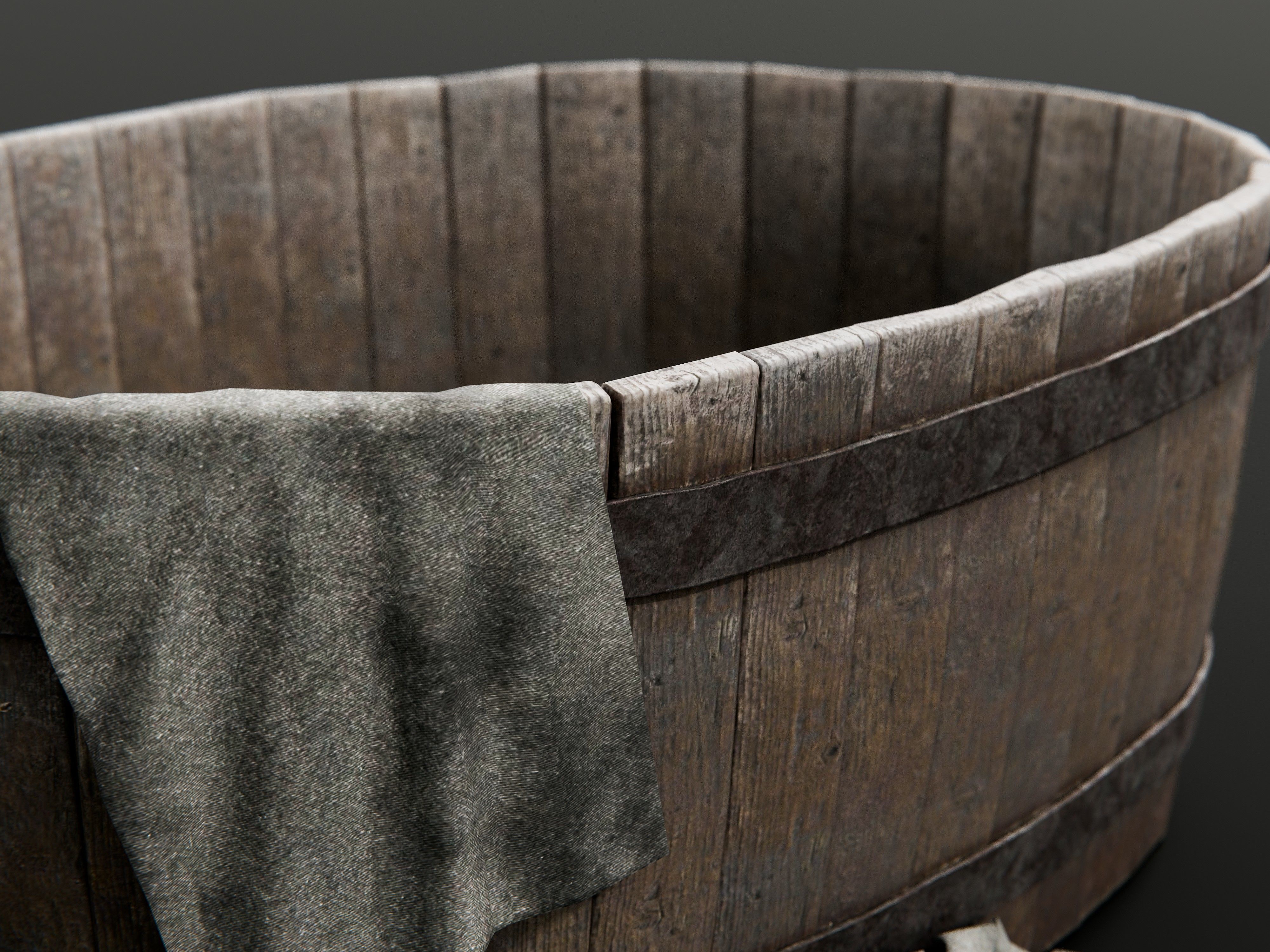 buckets and tubs 3D model_12