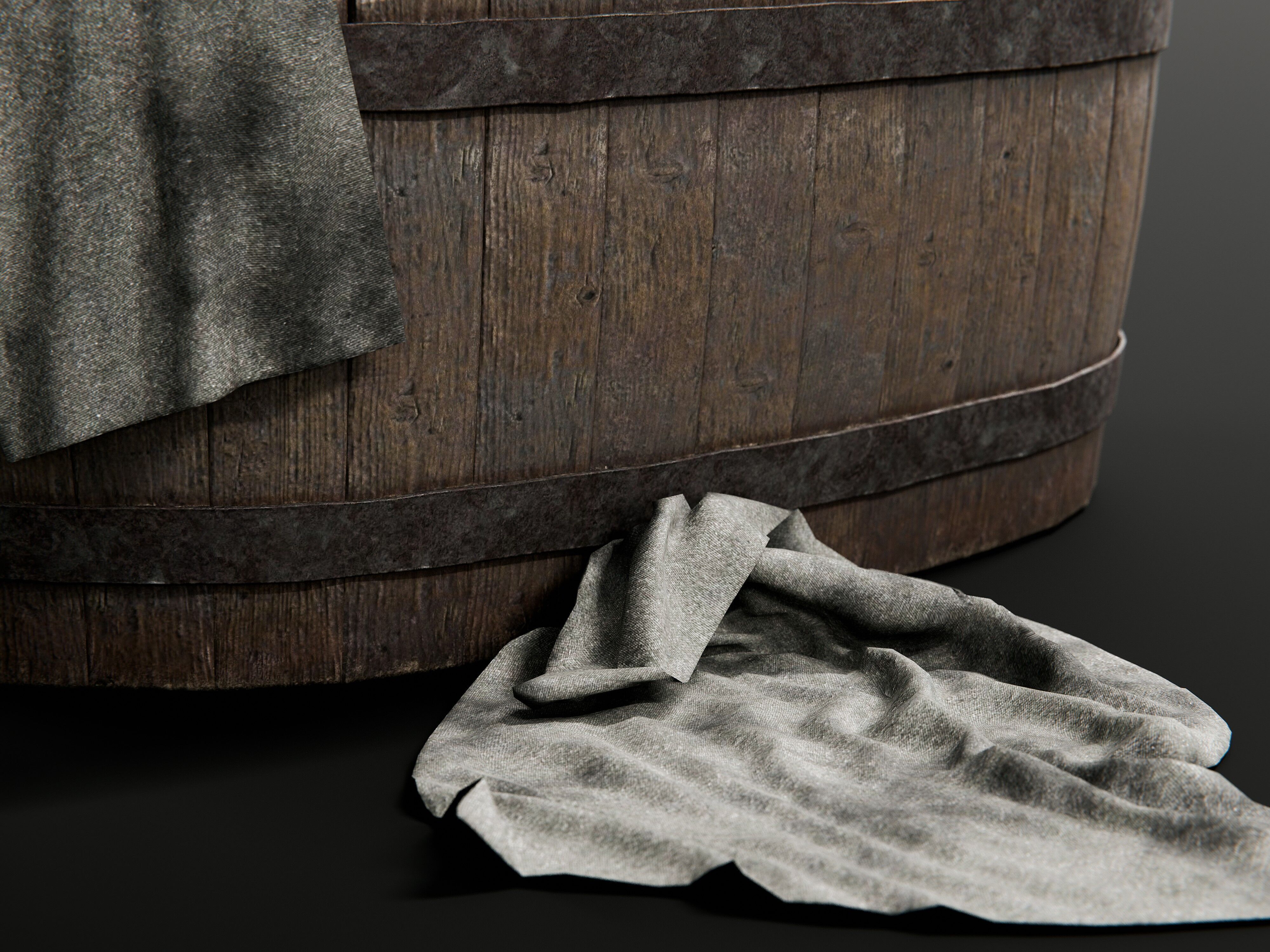 buckets and tubs 3D model_9