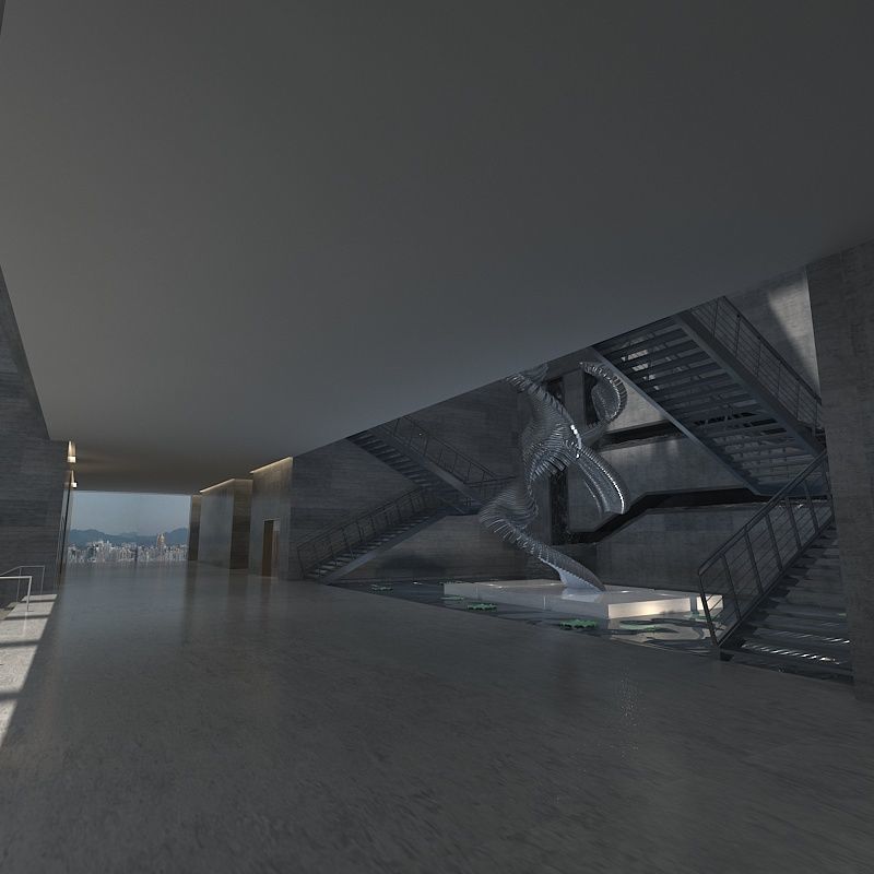 Museum Hall 3D model_5