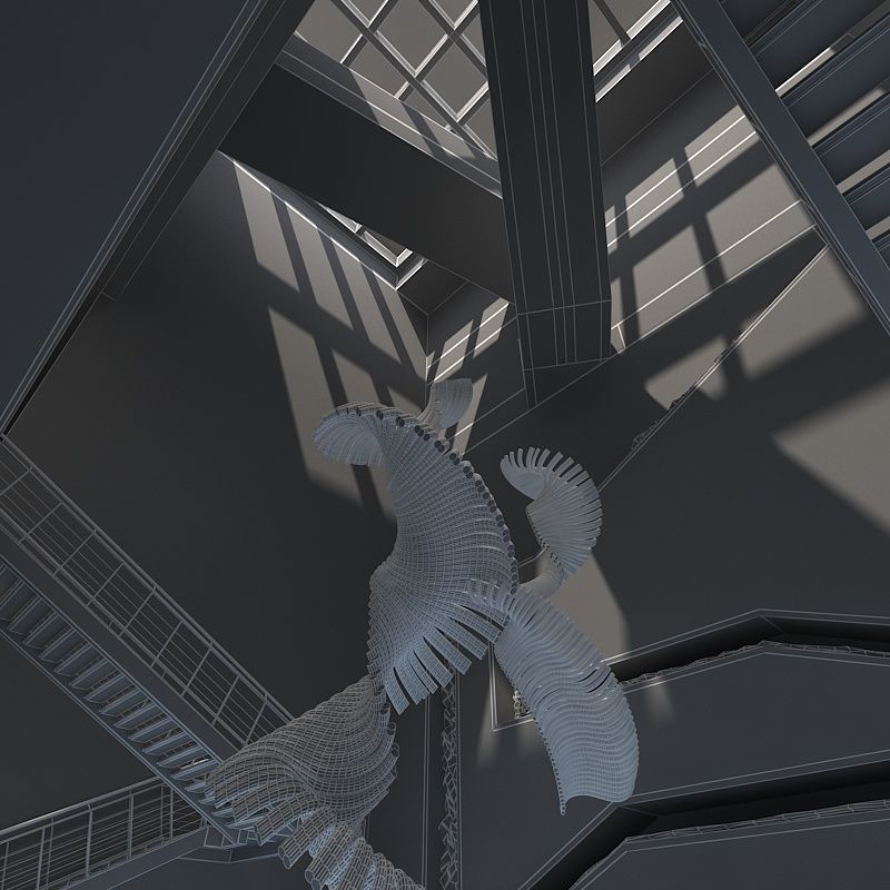 Museum Hall 3D model_13