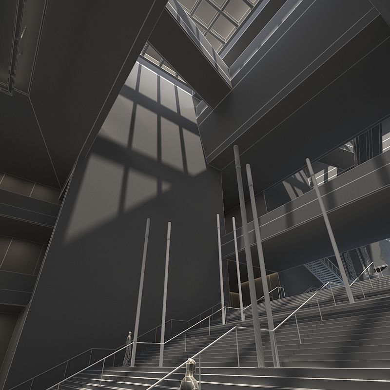 Museum Hall 3D model_12