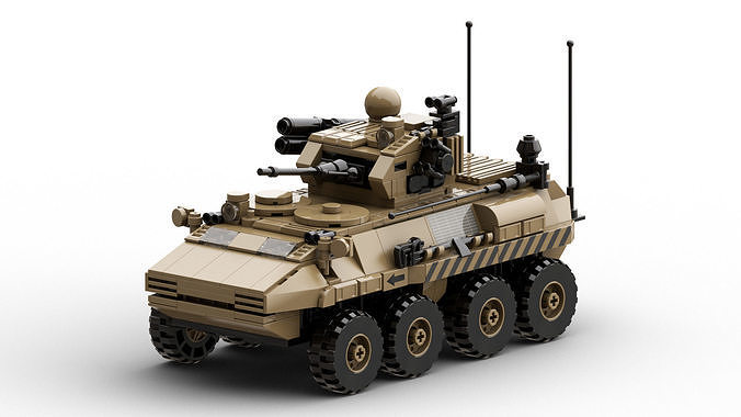 MocBricks3D - Lego BTR 4 3D print model