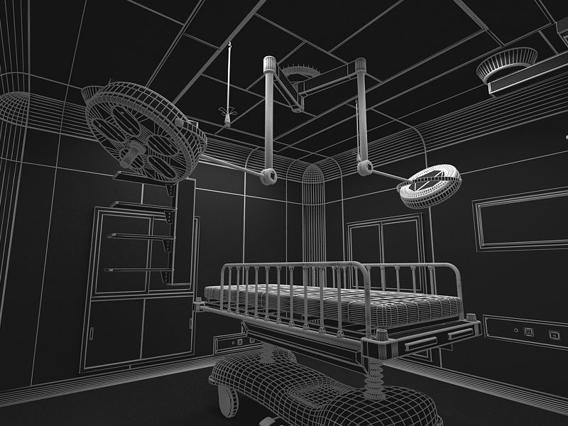Operation room 3D model_11