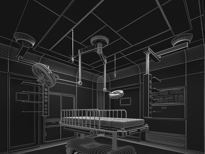 Operation room 3D model_8
