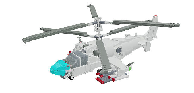MocBricks3D - Lego Ka-52 Alligator 3D print model