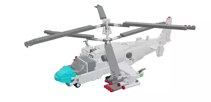 MocBricks3D - Lego Ka-52 Alligator 3D print model
