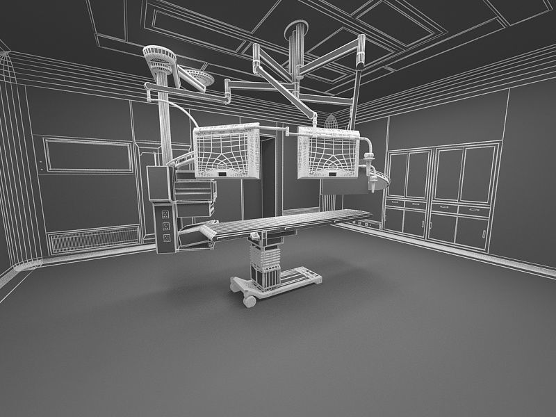 Operation room 3D model_16
