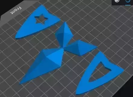 Almond eye hairclip set uma musume 