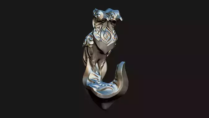 Double-Headed Bird Pendant 3D print model
